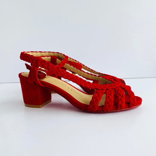 Elizabeth Dress Sandal - Red