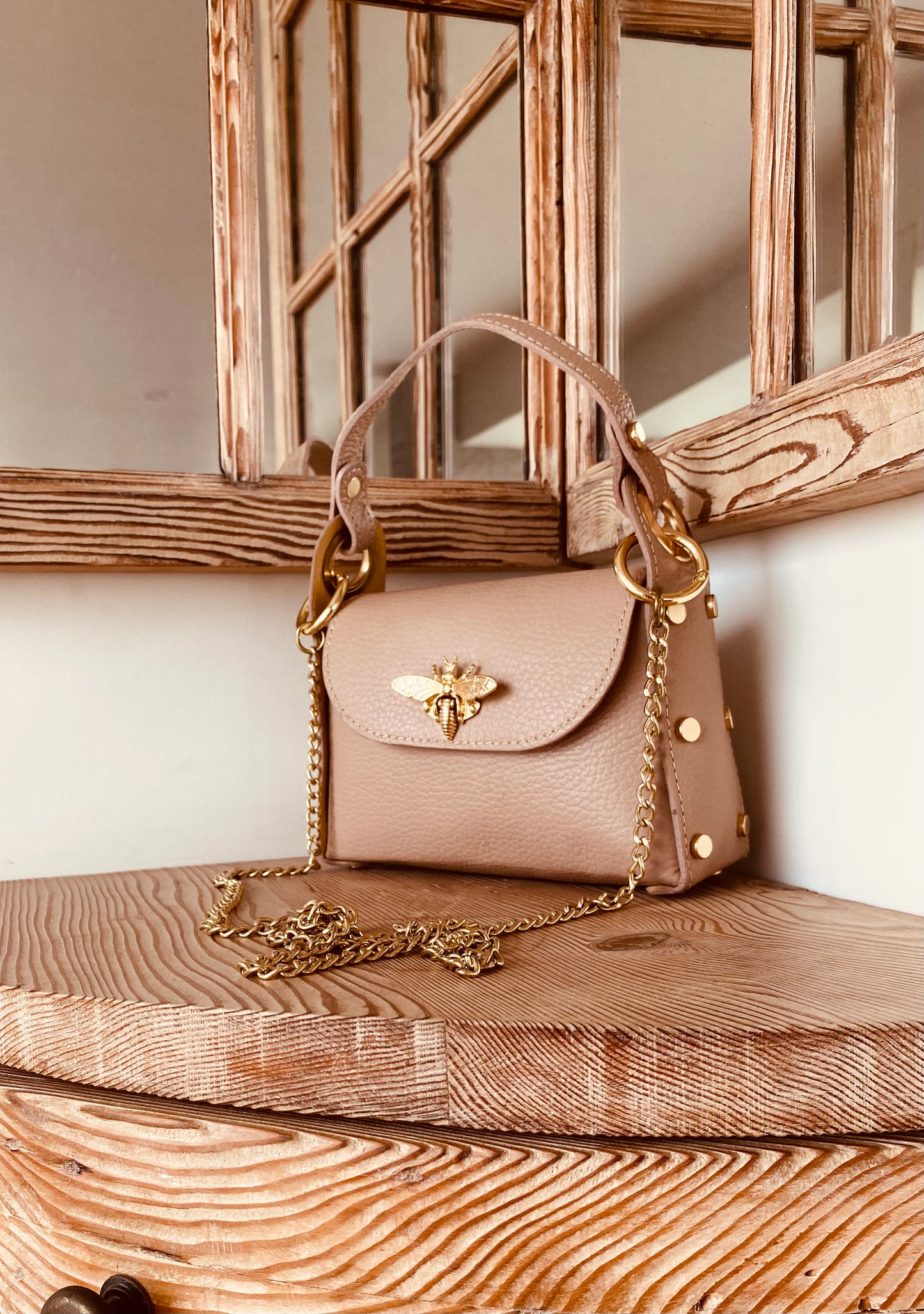 Mini Bag Bee Queen - Beige