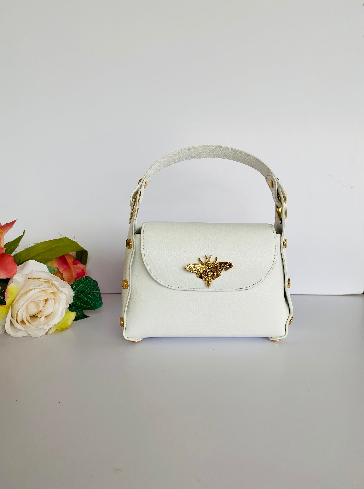 Mini Bag Bee Queen - Blanco