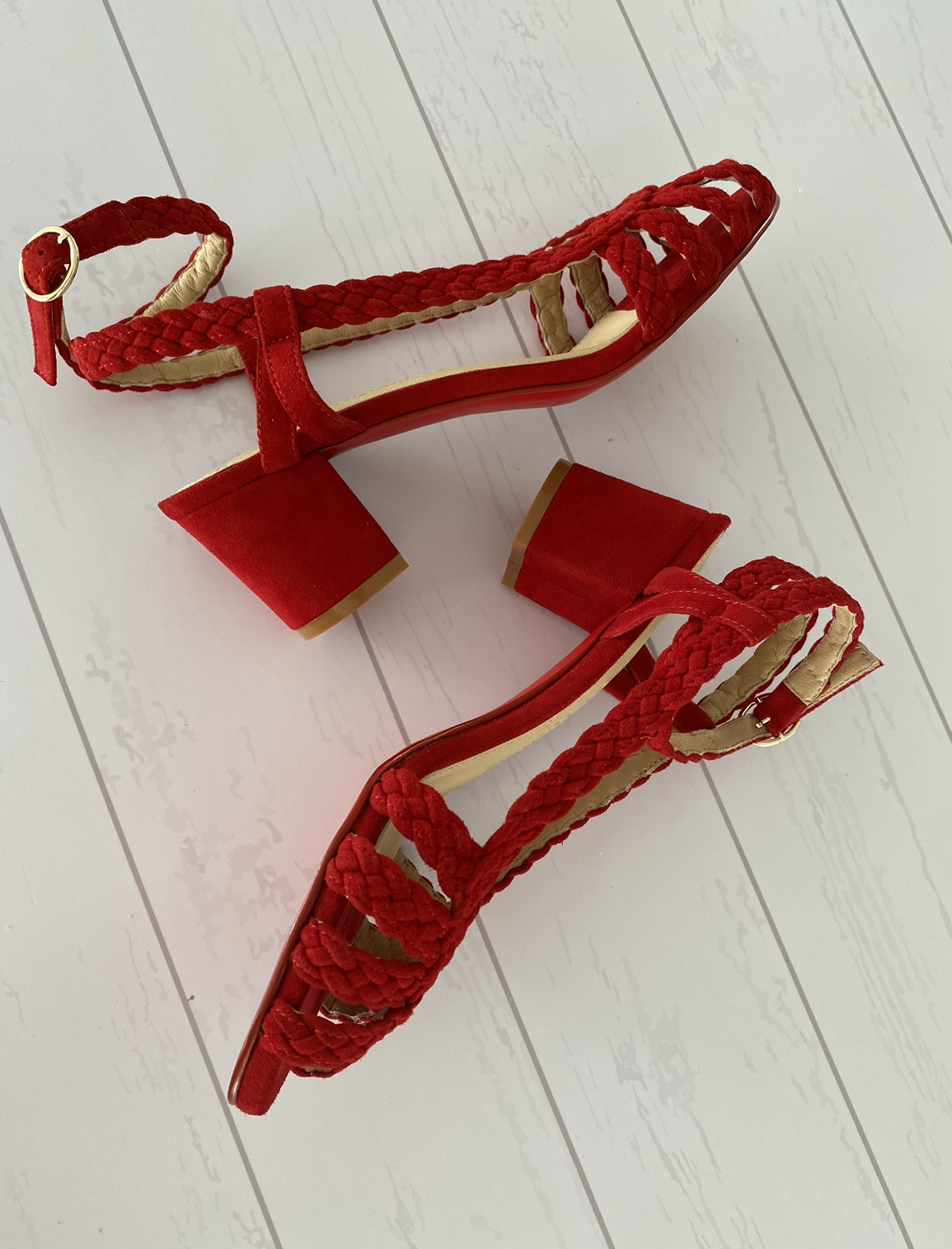 Elizabeth Dress Sandal - Red