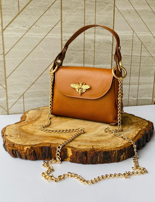 Mini Bag Bee Queen - Camel