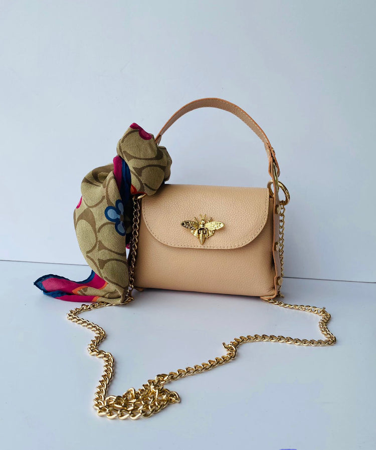 Mini Bag Bee Queen - Beige