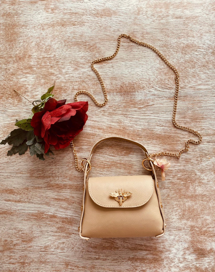 Mini Bag Bee Queen - Beige